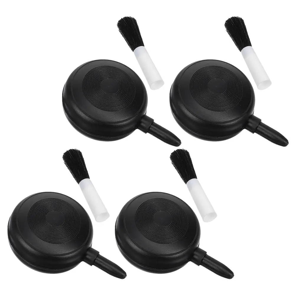 

4pcs Air Blowing Ball Brush Black Lens Cleaner Camera Dust Blower Hand Air Cleaning Tools For Lens Glasses Phone