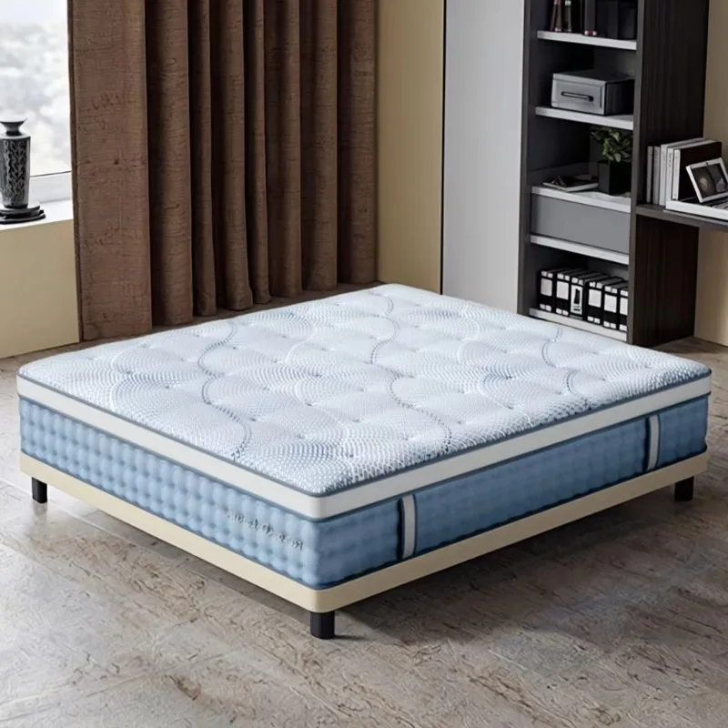 Competitive Price New Design Anti-Mite Pocket Spring Mattress Roll in A Box Double Size Hypo-allergenic Memory Foam Mattress