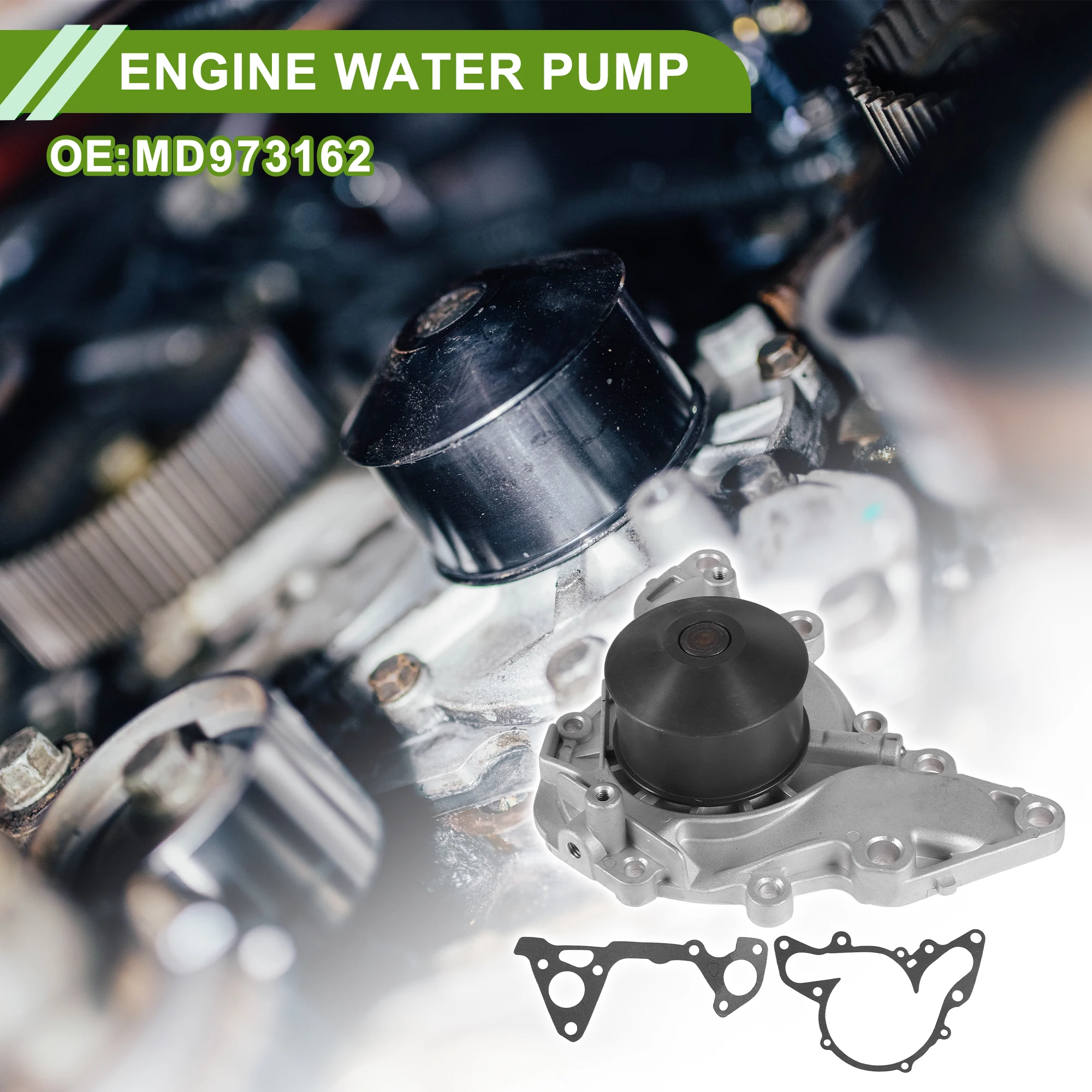 

UXCELL Engine Water Pump for Mitsubishi Eclipse No.MD973162 Cooling Water Pump