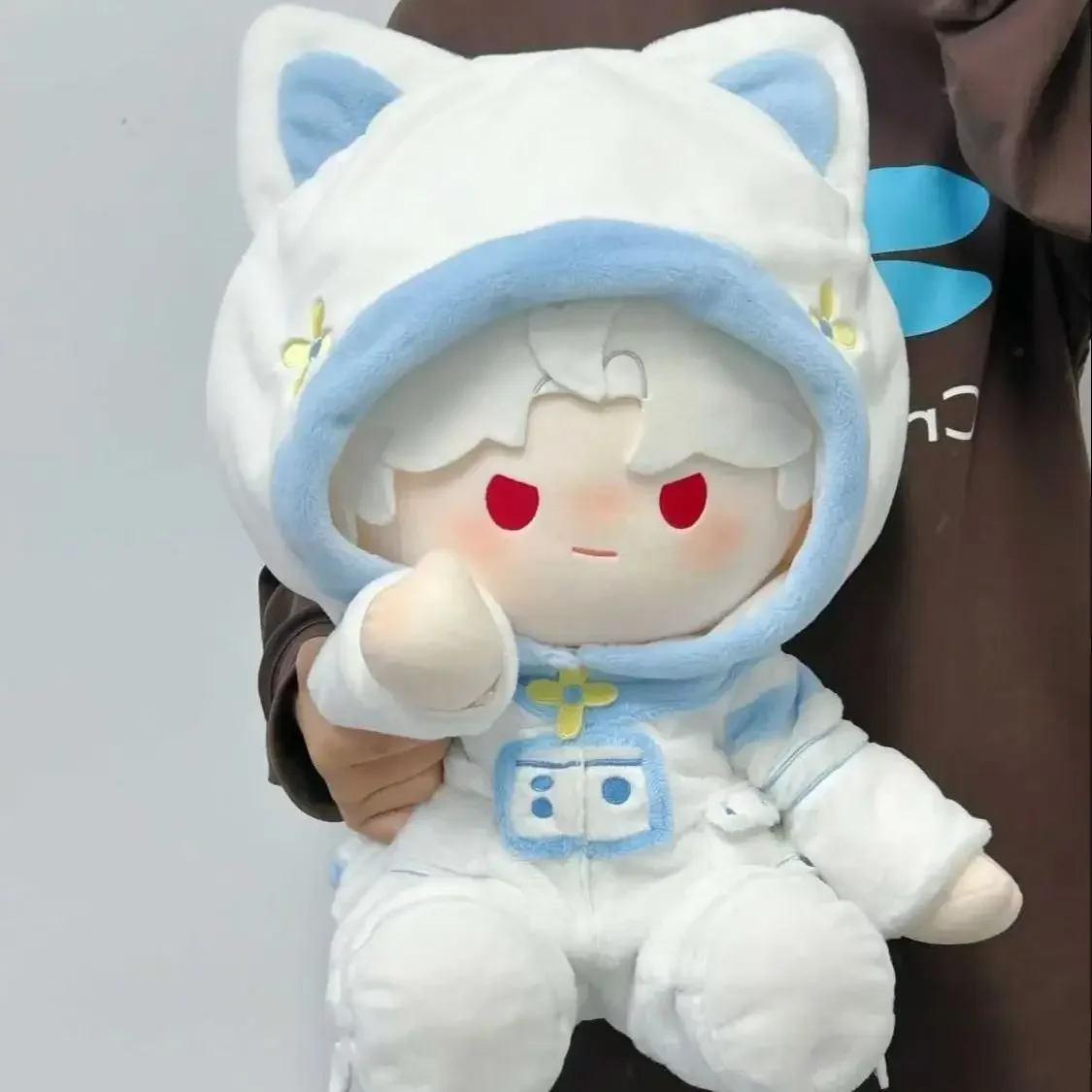 Game Love and Deepspace Xavier Zayne Sylus Rafayel Space suit Costume For 40CM Plush Doll Plushie Outfit Cap Wing Ears Tail