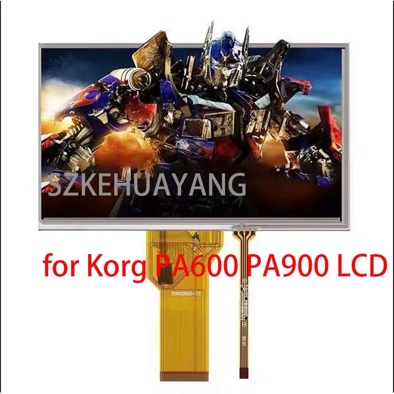For KORG Display with Touch Screen Digitizer for Korg PA600 PA900 LCD Screen Display Touch Panel PA 600