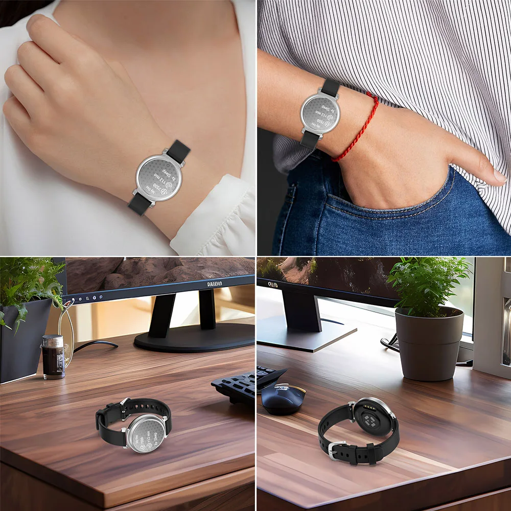 Replacement Silicagel Soft Strap Wrist Watch Band Strap Bracelet For Garmin Lily 2 Lily2 Smartwatch Silicone correa reloj Belt image 6