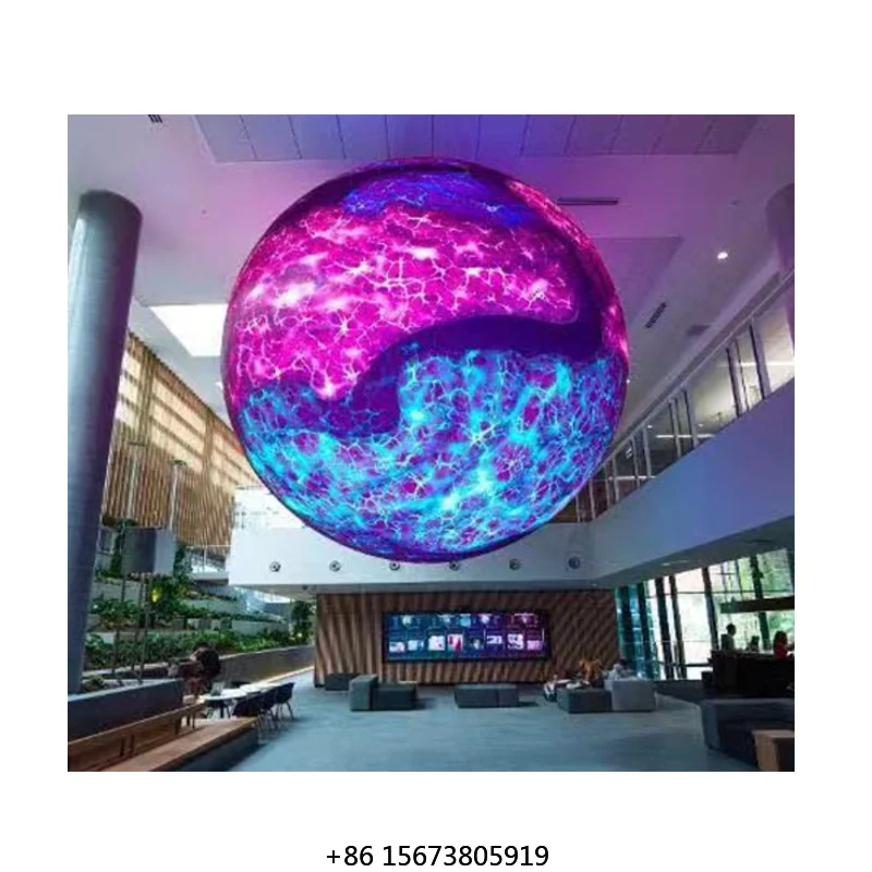 China Wholesale Full Color Globe Shape Led Screen P2.5 P3 P4 Indoor Outdoor Sphere Led Display Screen