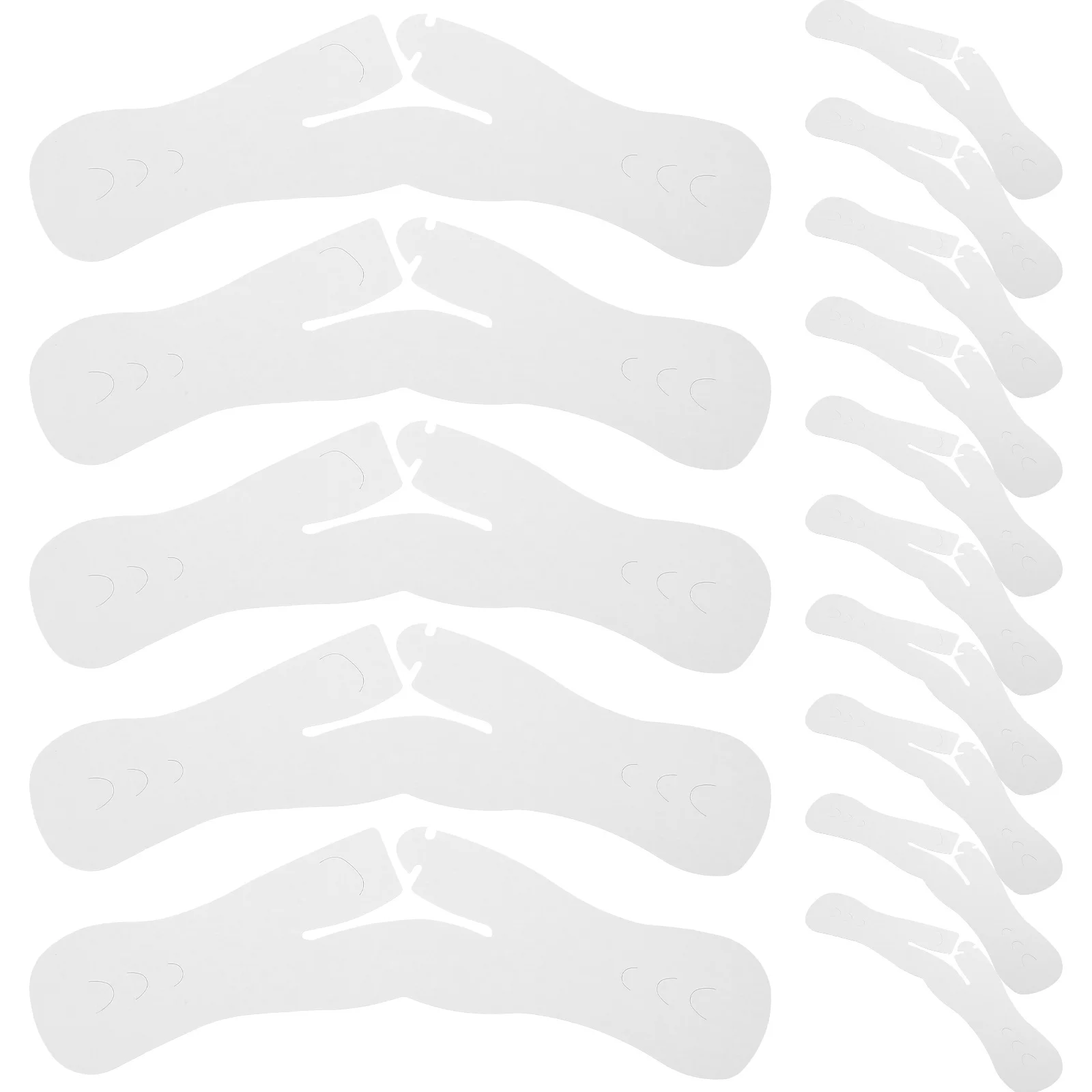 

50Pcs Clothing Hanger Shoulder Pads Smooth Finish Protect Garments from Damage Ideal for Home Travel Wardrobe Use