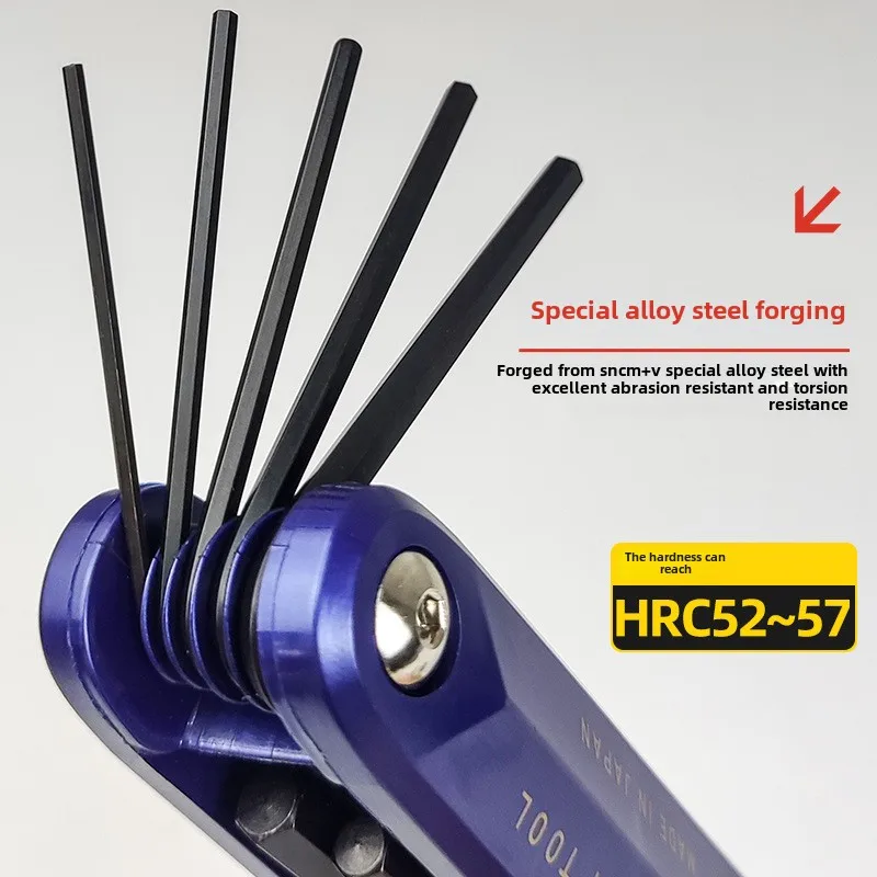 اليابانية بولي ثمانية للطي عرافة مفتاح مجموعة KPH-1 جيب صغير عرافة مفك متري كيت