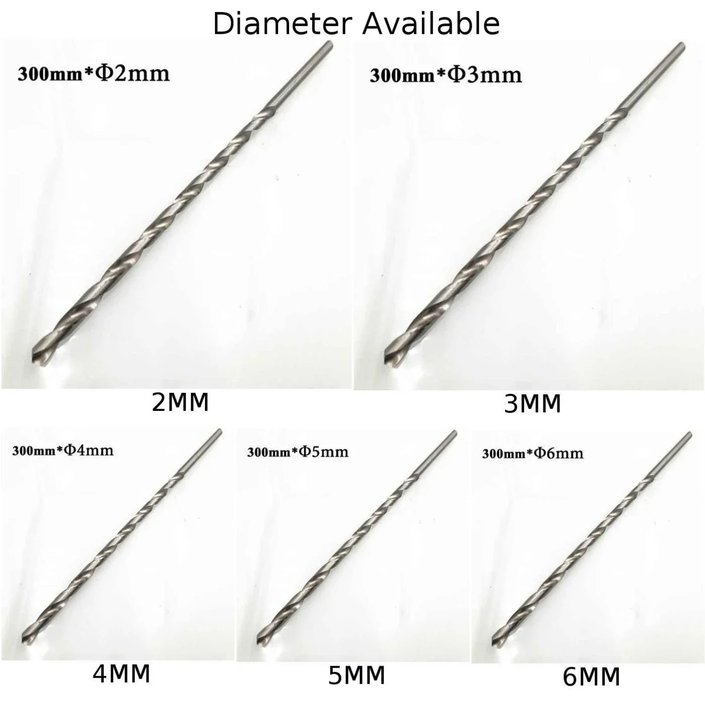 1pc Extra-Long HSS Drill Bit Length 160/200/250/300mm Cutter Drill Bits For Metal Wood Stainless Steel Deep Hole Drilling Tools