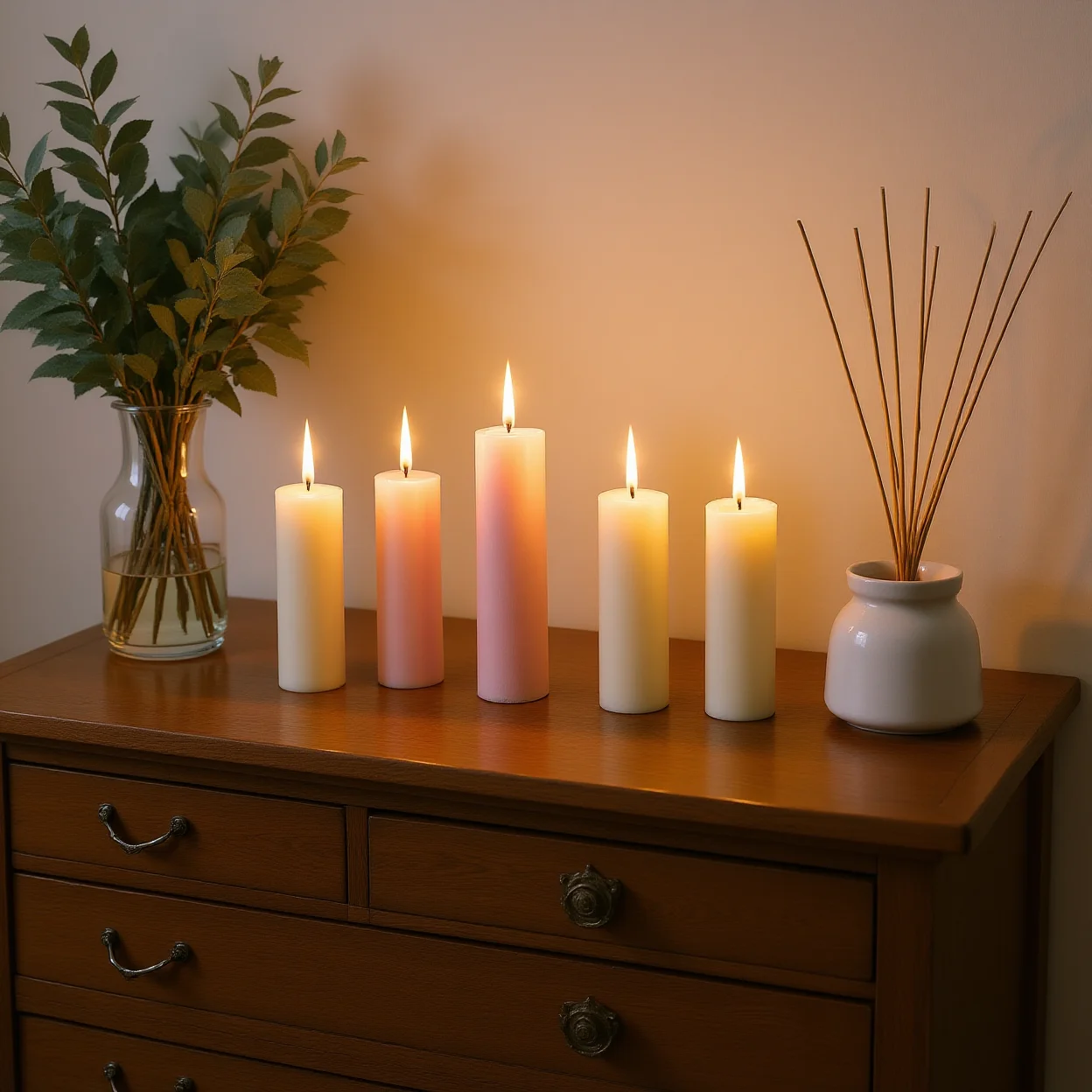 Scented Taper Candles Handcrafted Long Stem Candles Decorative Candles Decorative For Home Table Decoration Dinner Party Home