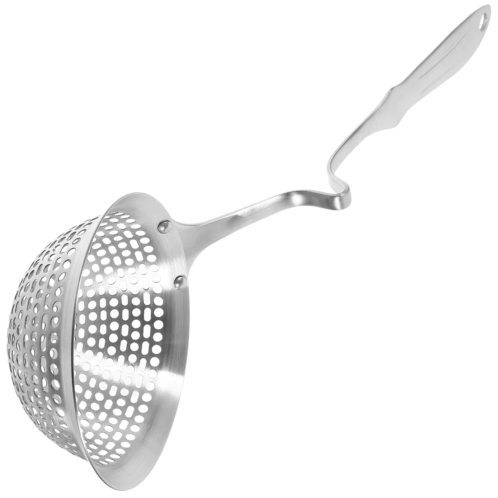 

Stainless Steel Slotted Spoon Long Handle Filter Scoop For Home Kitchen Restaurant Hot Pot Strainer Grease Skimmer