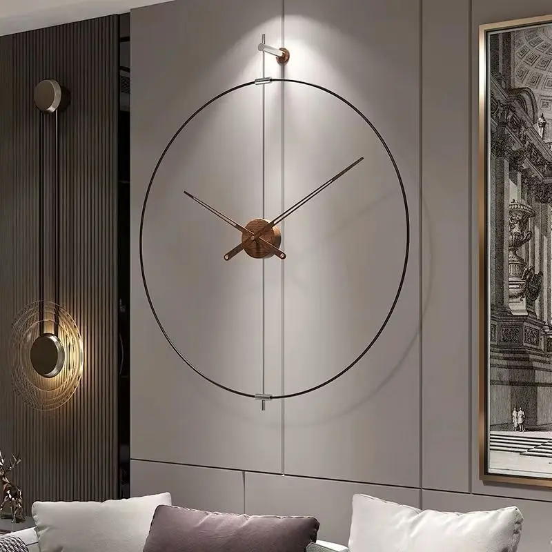 

home decor items Wall clock hour hand 10 inches living room clock Wall Interior luxury orologio da parete home decoration