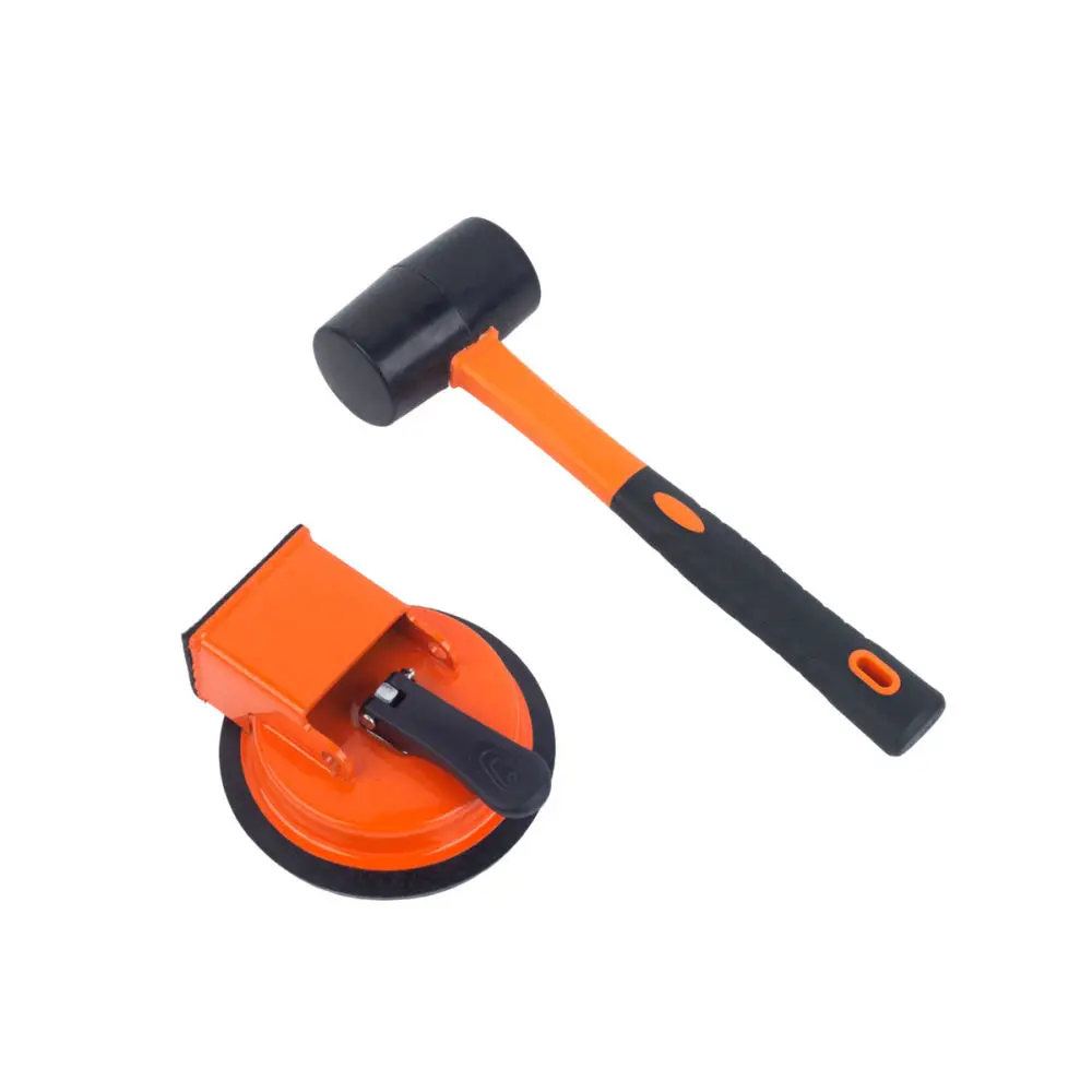 Floor Gap Closer Suction Cup Tile Alignment Hammer Manual Tool For Wood Flooring And Ceramic Tile Installation