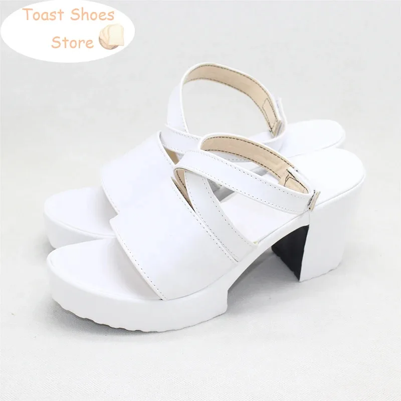 

qq98Game Fate Stay Night Matou Sakura обувь из искусственной кожи Хэллоуин карнавальные ботинки реквизит для косплея костюм реквизит