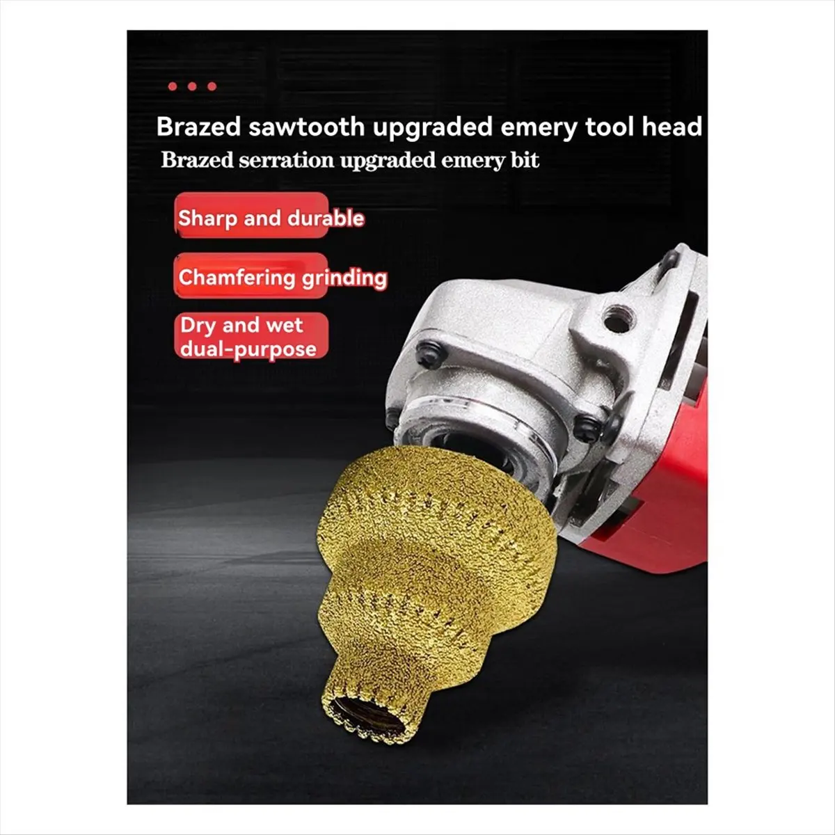 DT81 Brazed Pagoda Drill Bit M10 Brazed Diamond Tower Drill Tile Stone Rock Plate Drill Reaming Integrated Bit Diamond Tools