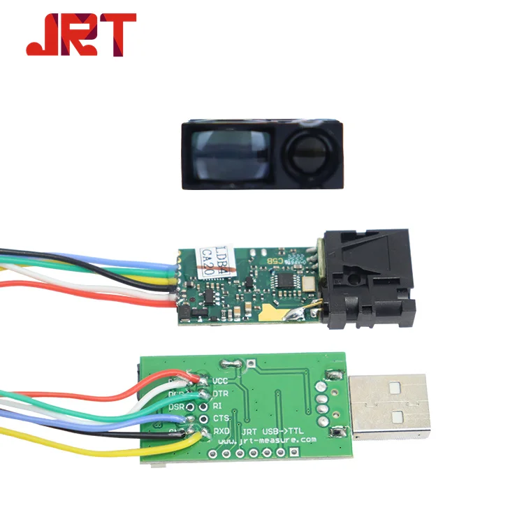 1mm Accuracy UART 20m Industrial Laser Distance Meter Sensor Module with USB Programming