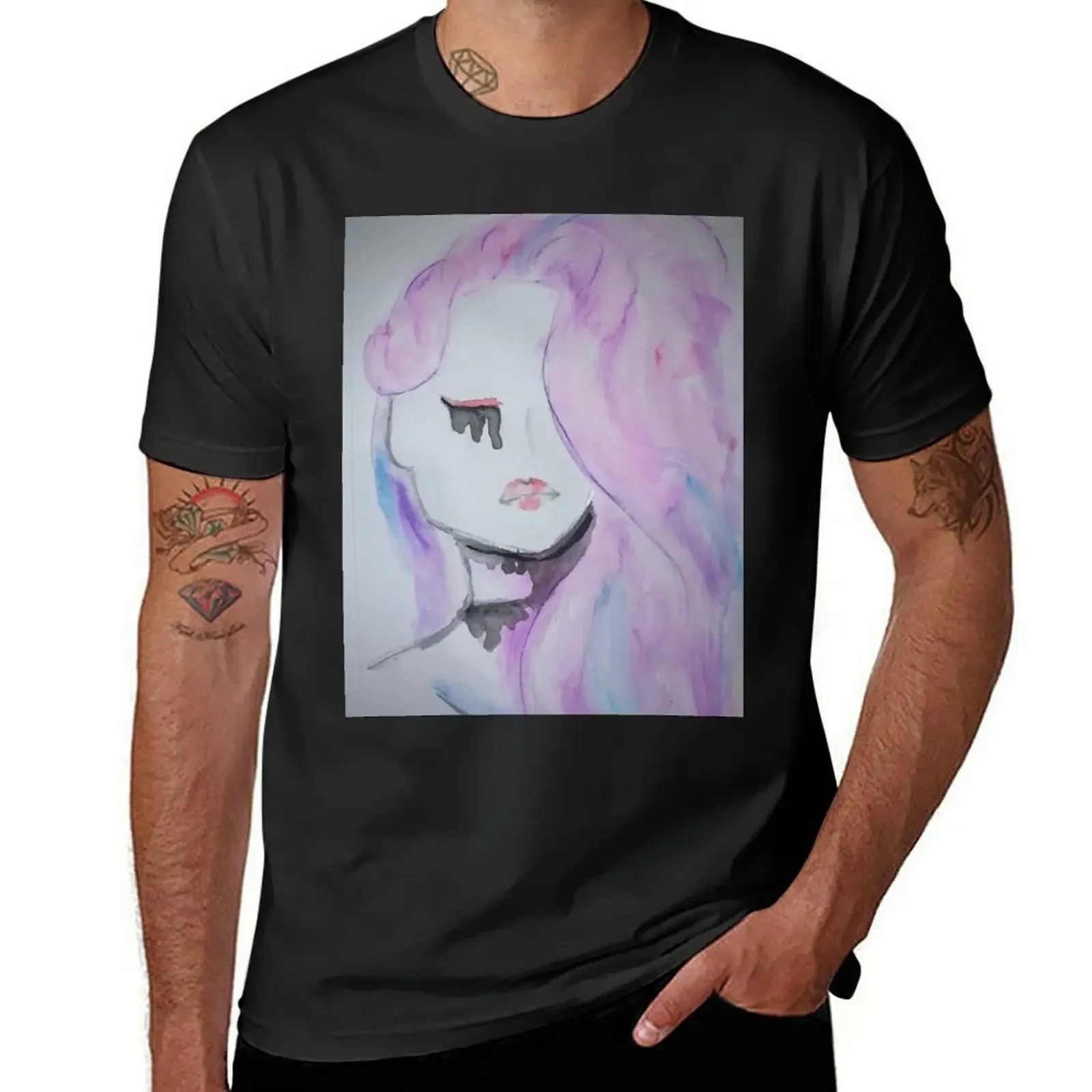 

cry T-Shirt anime tshirt basketball graphic tees quick-drying summer top T-shirts for men cotton