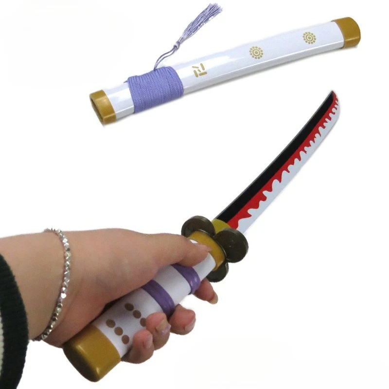 42 センチメートル/16.53 インチアニメゾロ刀剣モデルサムライ小道具コスプレ周辺機器木製鞘付きコレクタブル装飾品男の子のおもちゃ