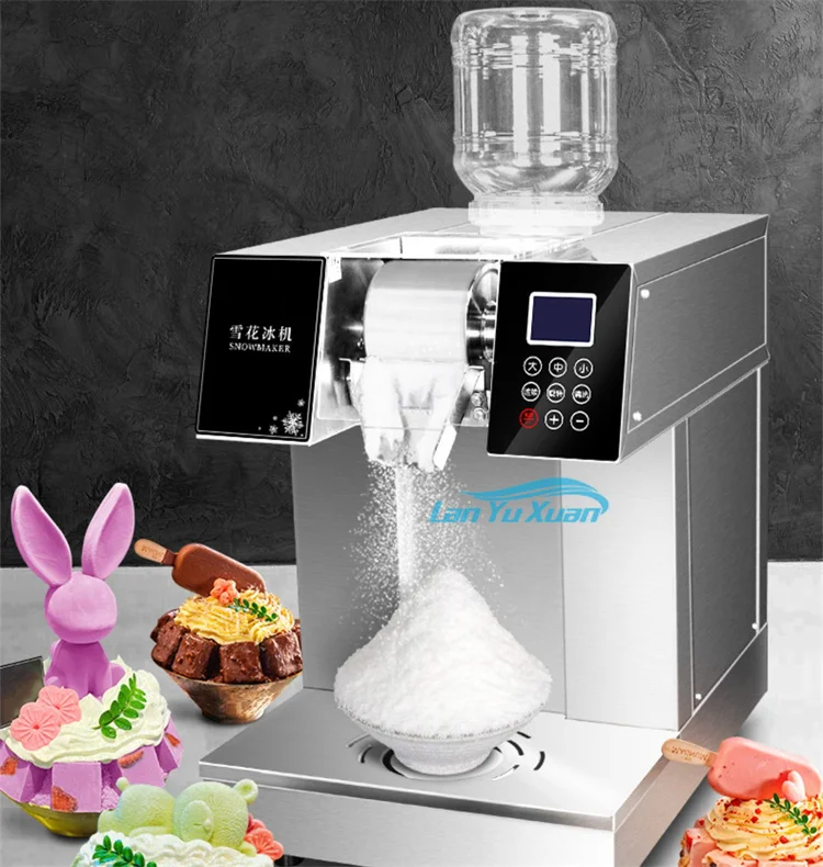 

ZB-XBJ60 B120 Commercial 3S Quick Freezing Ice Crusher for Snowflake Korea Bingsu Snow Making Machine with Wholesale