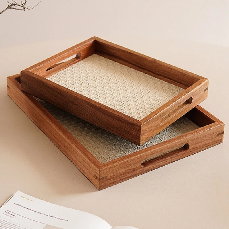 Vintage Tray Modern Desktop Decorative Tray Nordic Minimalist Aesthetics Trays Entrance Hall Key Storage Trays Multifunctional