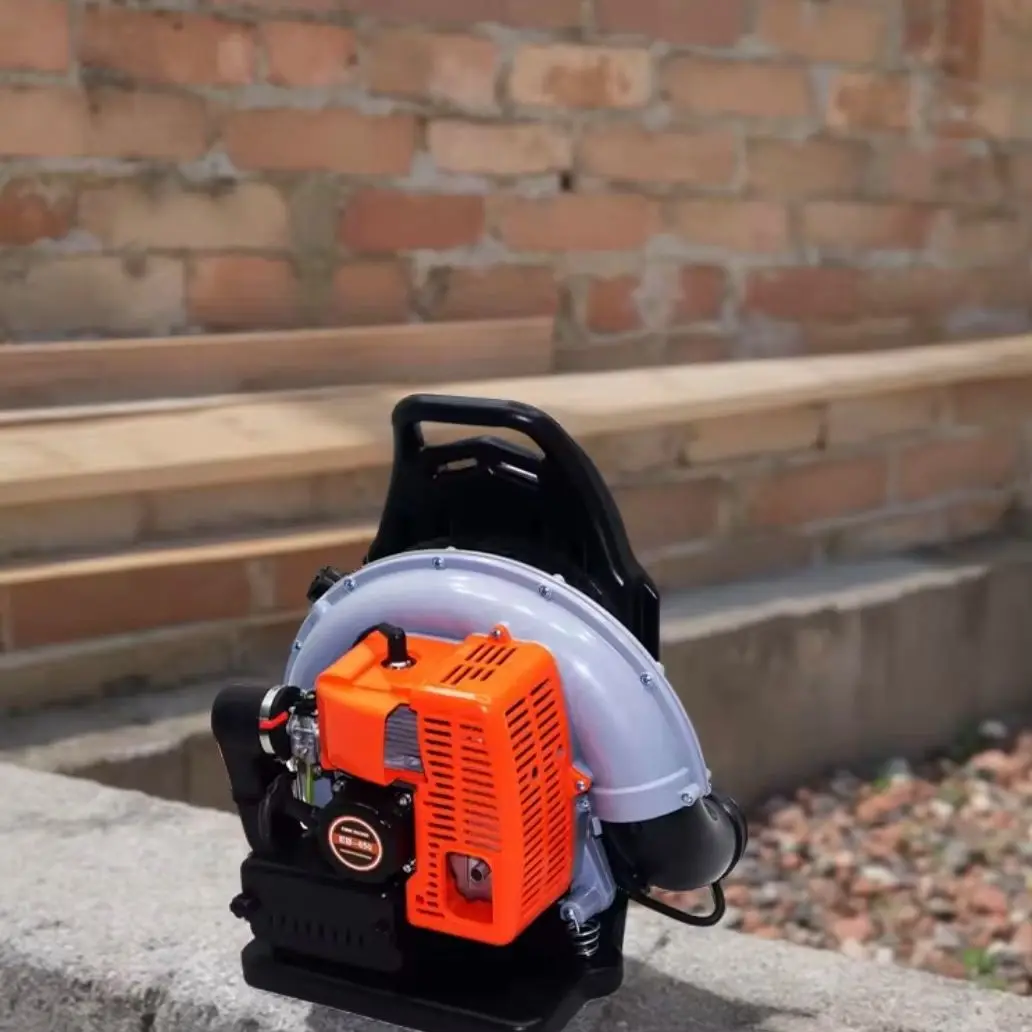 Red EB650 High-Power Leaf Blower 63.3cc Two-Stroke Gas Snow Blower Backpack Vacuum - Garden Equipment