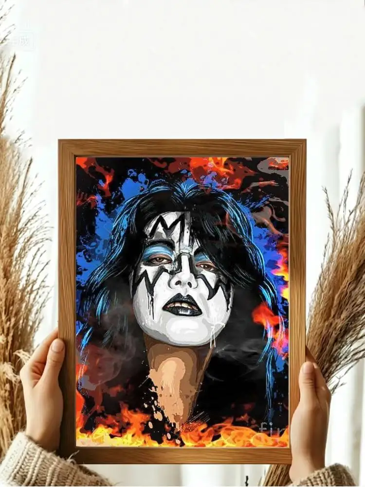 COOL A-Ace F-Frehley-es   Poster HD Self Adhesive Waterproof Wall Art Ideal for Home Office Dorm Gift view 4