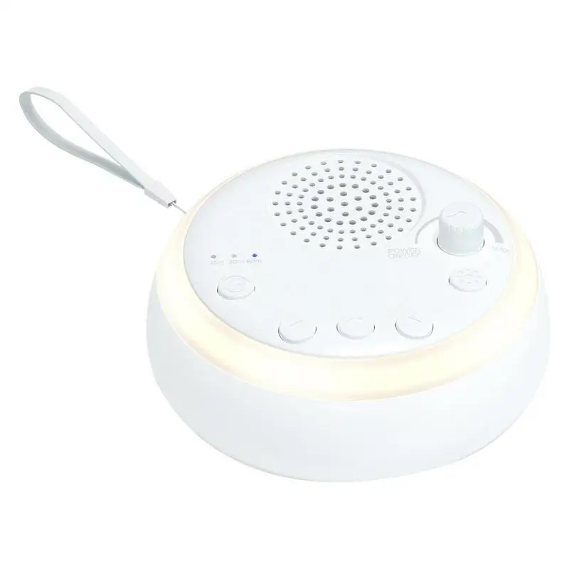 Sound Machine Baby Night Lamp Noise Machine Portable Hush Noise Machine For White Noise And 16 Soothing Sounds For Kids Adults 