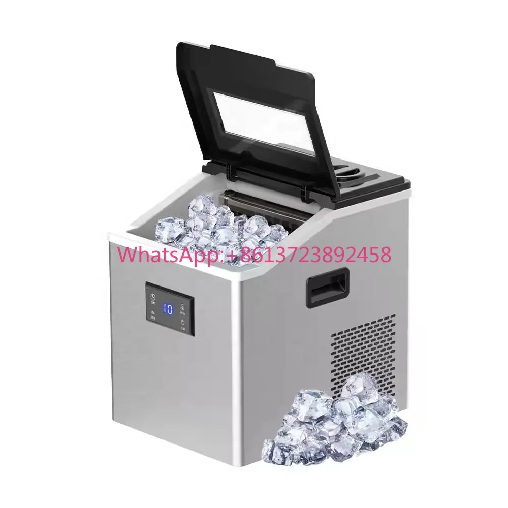 PANCERKA Countertop Electric Ice Cube Block Makers 50kg Self-Cleaning Automatic Small Machine Plastic Household