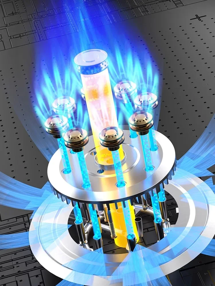 Royalstar Gas Stove Double Burner Built-in Desktop Natural Gas LPG High Power Cooker