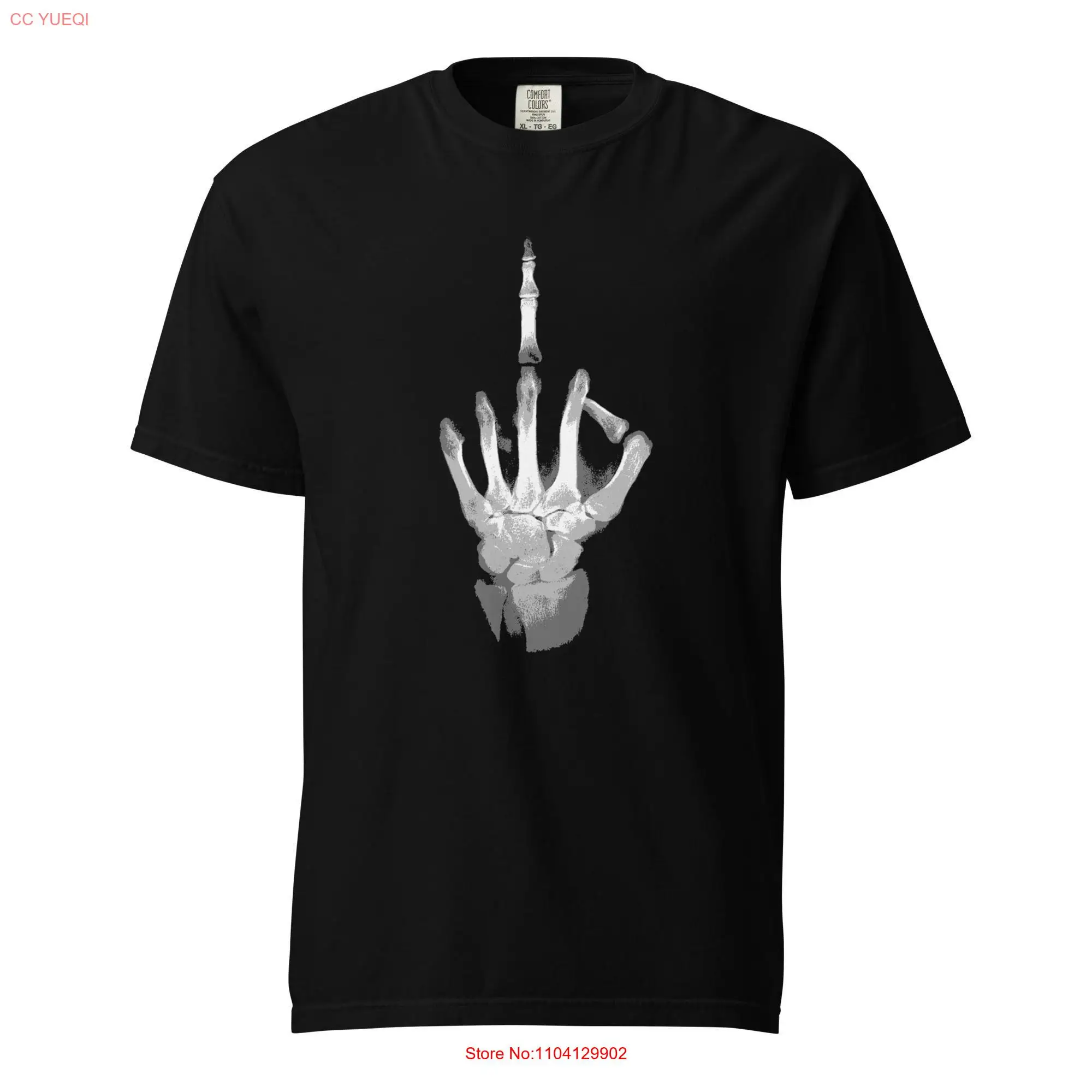 Industrial Punk T Shirt The Finger long or short sleeves