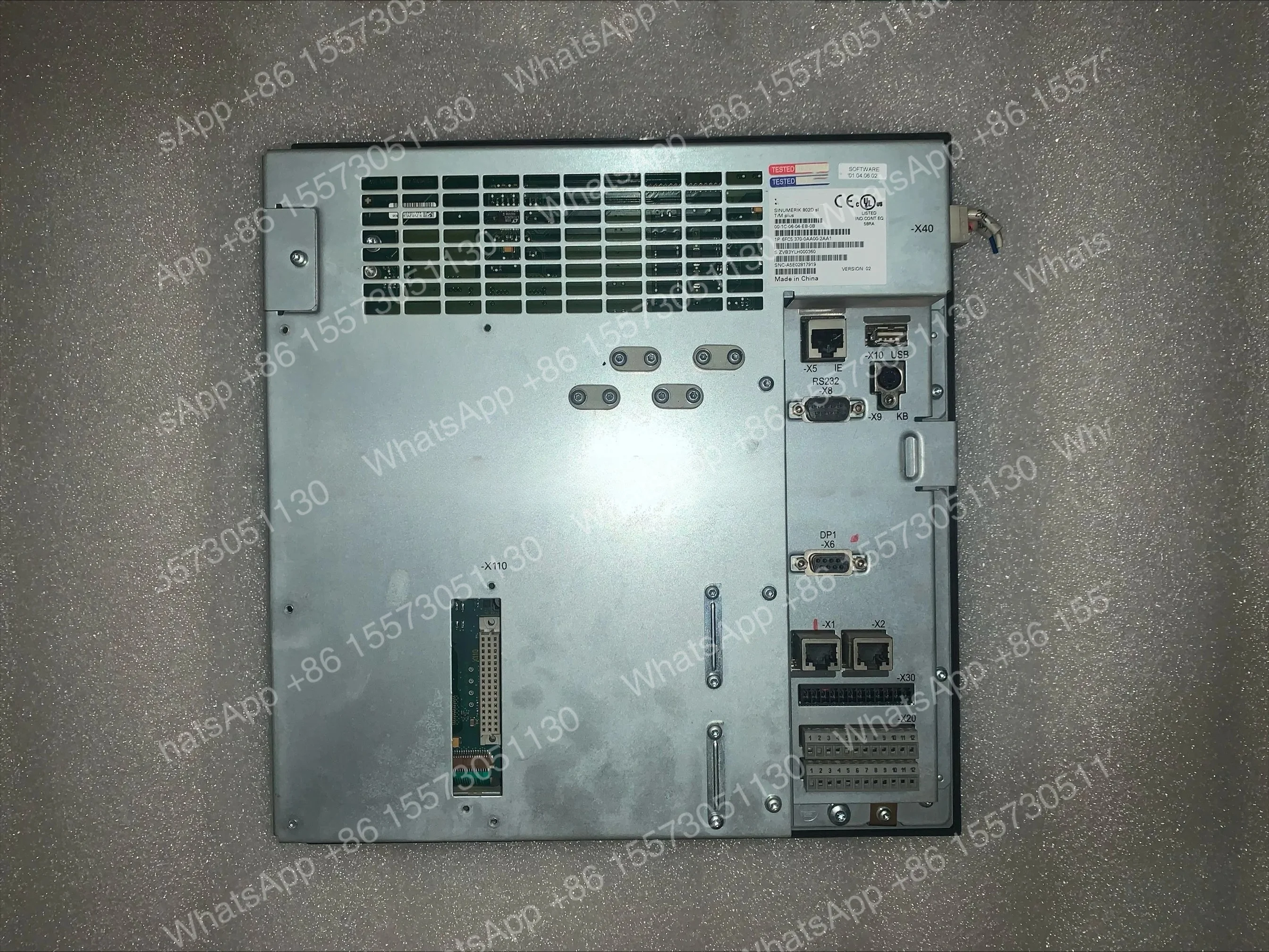 6FC5370-0AA00-2AA1 SINUMERIK 802D sl version T/M plus CNC operator panel complete with NC, PLC, HMI part  6FC5370 0AA00 2AA1