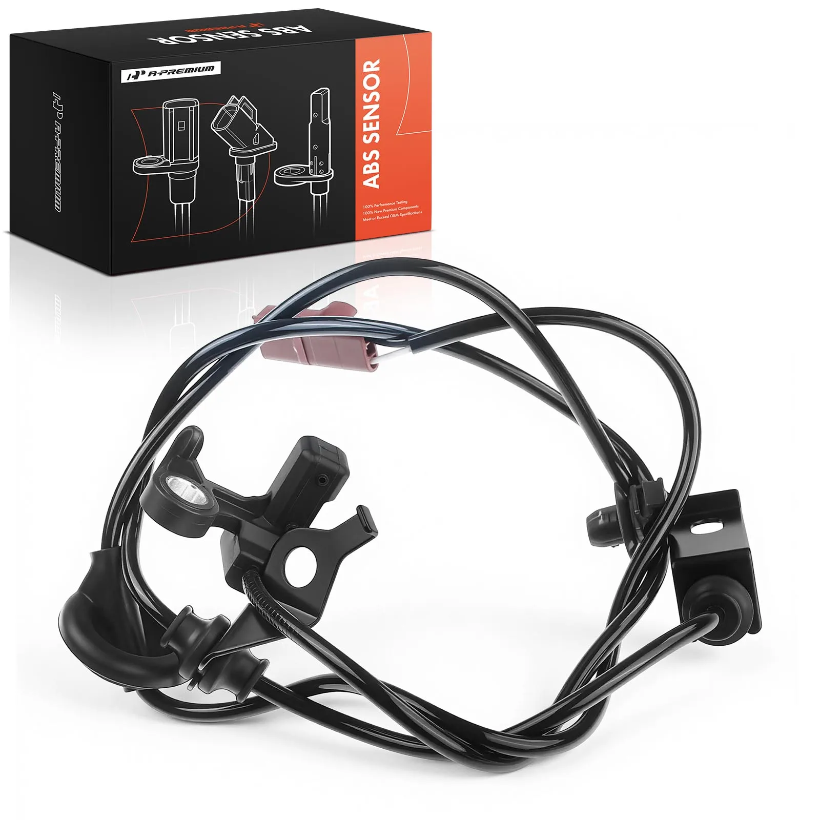 A-Premium Rear Driver Side ABS Wheel Speed Sensor for Ford Fusion 2006-2012 Lincoln MKZ 2007-2012 Zephyr Mercury Milan 2006-2011