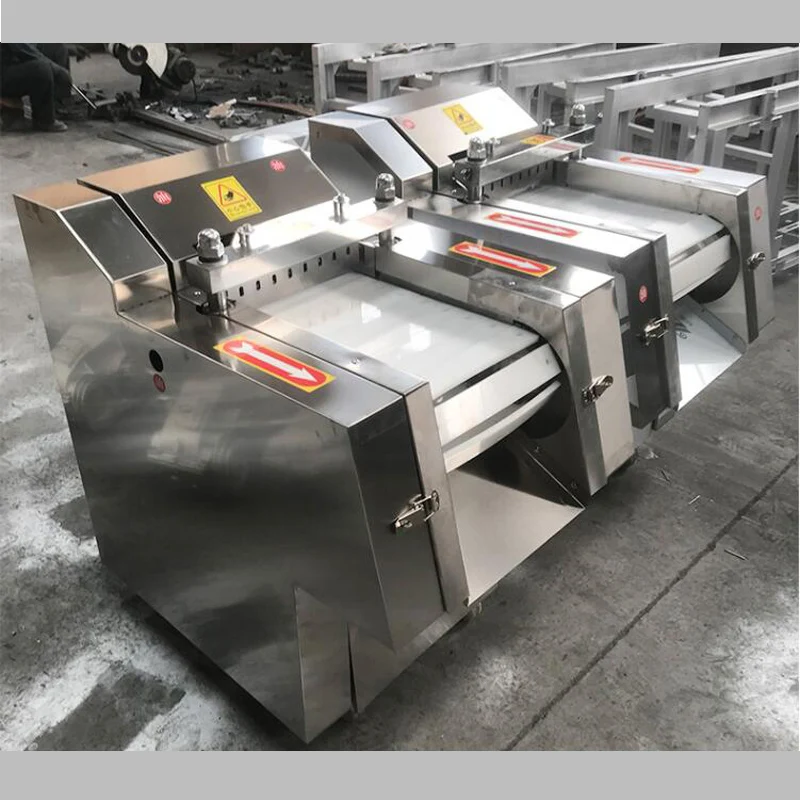 ماكينة تقطيع مكعبات كبيرة طازجة كهربائية 220 فولت/380 فولت ماكينة تقطيع نرد الدجاج بالكامل