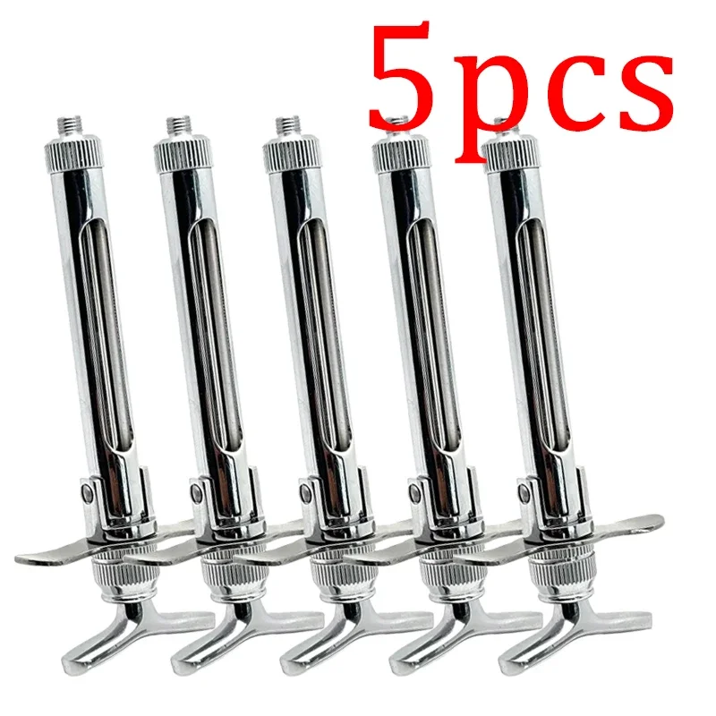 5pcs Stainless Steel Press Type Syringe 2.2ml Dental Precision Surgical Instrument Tool Set