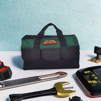16 Inch Oxford Canvas Waterproof Multifunctional Tool Bag Large Capacity Electrician Repair Storage Electric Tool Organizer