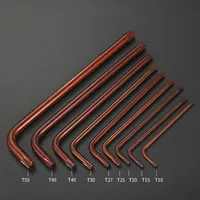 T10 T15 T20 T25 T27 T30 T40 T45 T50 Double Head Bi-Directional Torx Head Tamper-Proof Security Bolt Hole Screwdriver Screwdriver