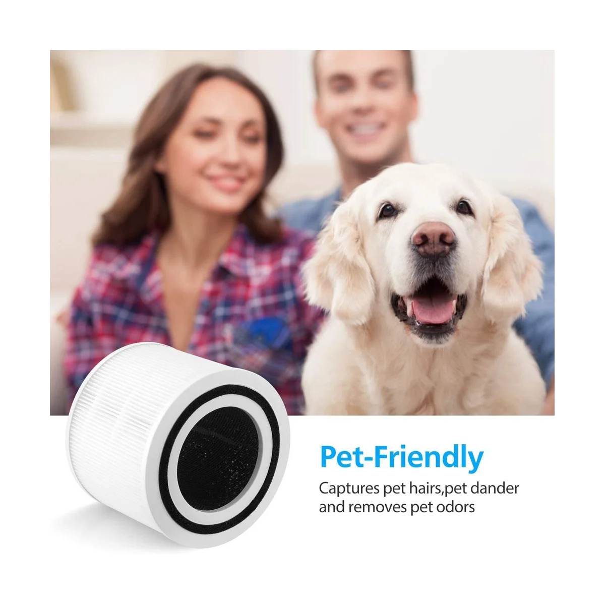 Filtro HEPA di ricambio per purificatore d'aria Core 300 e Core 300S, rispetto alla parte Core 300-RF