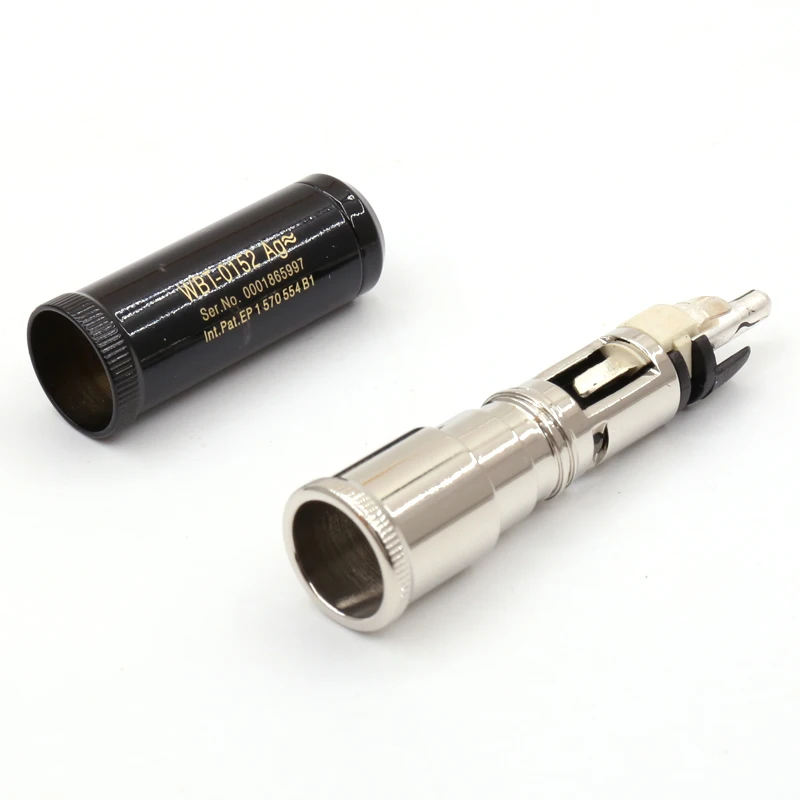 Gratis Verzending Odin Zuiver Koper Verzilverd Rca Plug Wbt Rca Jack Voor Audio Interconnect Kabel