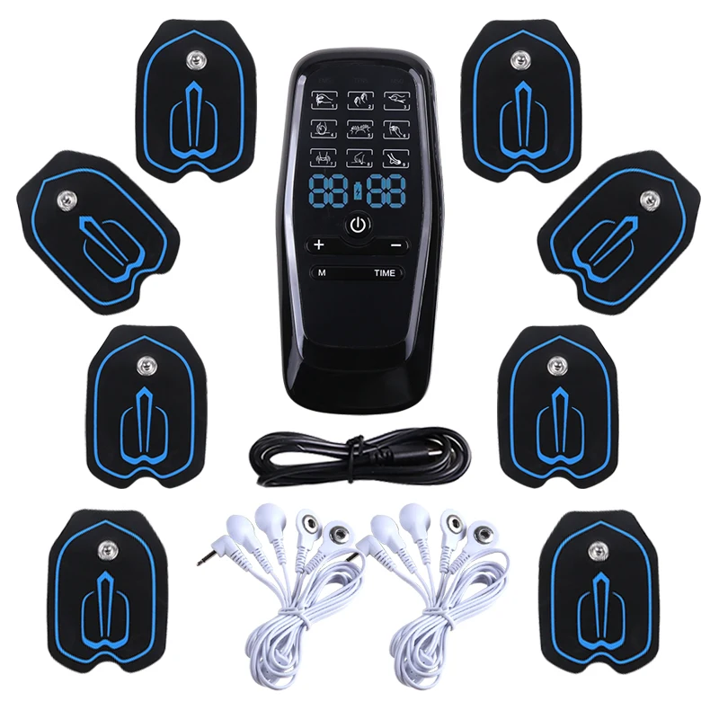 Electric Massager with 9 Massage Modes Three Major Frequency EMS Muscle Stimulator for Relaxation