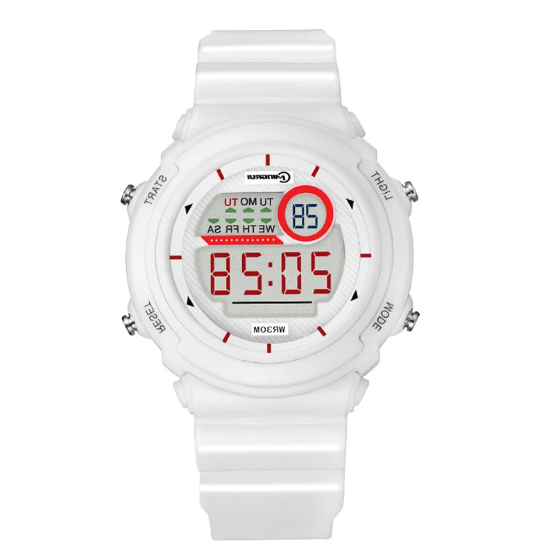 UTHAI CQ421 Children's Watch Night Light Sports LED Light up 30 meters Waterproof Multi functional Electronic Watch Clock Gift