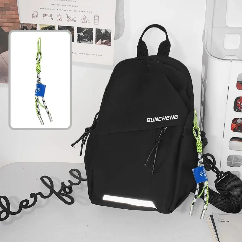 Umhängetasche für Herren, Einzel-Schulter-Rucksack, Brusttasche für Damen, Fahrrad-Sporttasche, Bergsteigertasche, Jungen-Tablet-Tasche, leicht – Detail 10