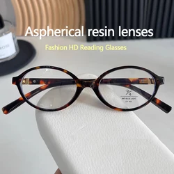 Fashion oval Anti-Blue Light Reading glasses For Woman Small Frame Prescription Glasses Photochromic Presbyopic Glasses