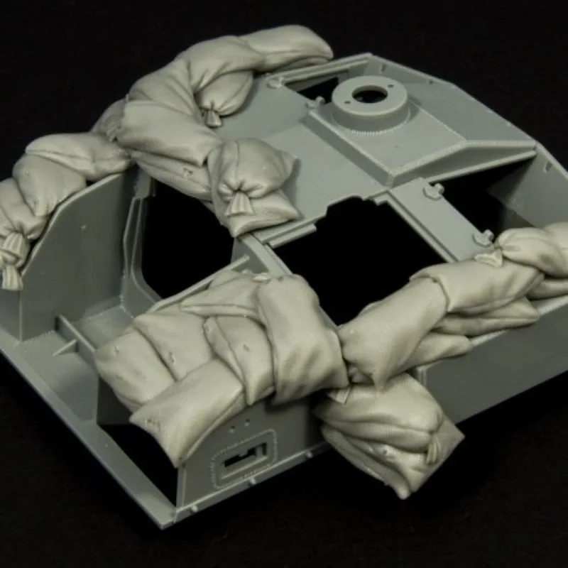 1/35 Die Cast Resin Model Assembly Kit, GK, Car Stack Modification, Unpainted Model Assembly Kit