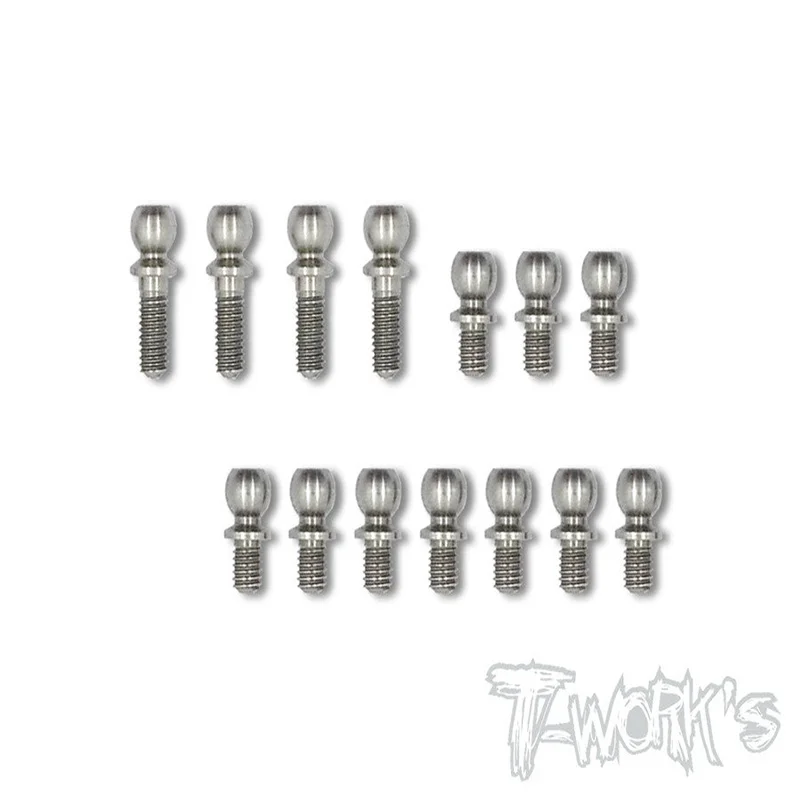 Original T works TP-058 64 Titanium Ball End set ( For Serpent Project 4X ) professional Rc part