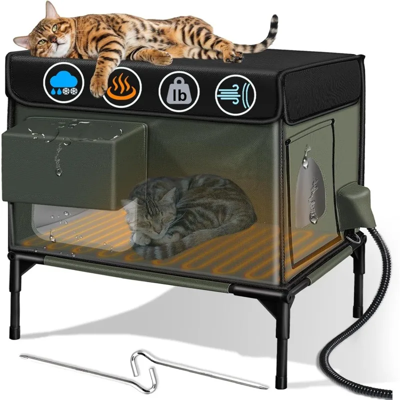 

Cat litter Outdoor heating Insulation Foldable cat delivery room Pet fence Tent