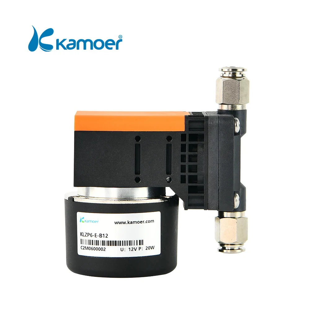 Kamoer 8L/min KLZP6 Micro Diaphragm Vacuum Pump 12V 24V BLDC Motor Threaded Air Pump Negative Pressure 0.07Mpa Suction Pump