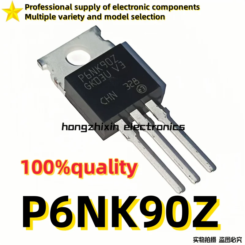 10PCS Brand new quality P6NK90Z STP6NK90Z MOSFET TO-220 900V 5.8A