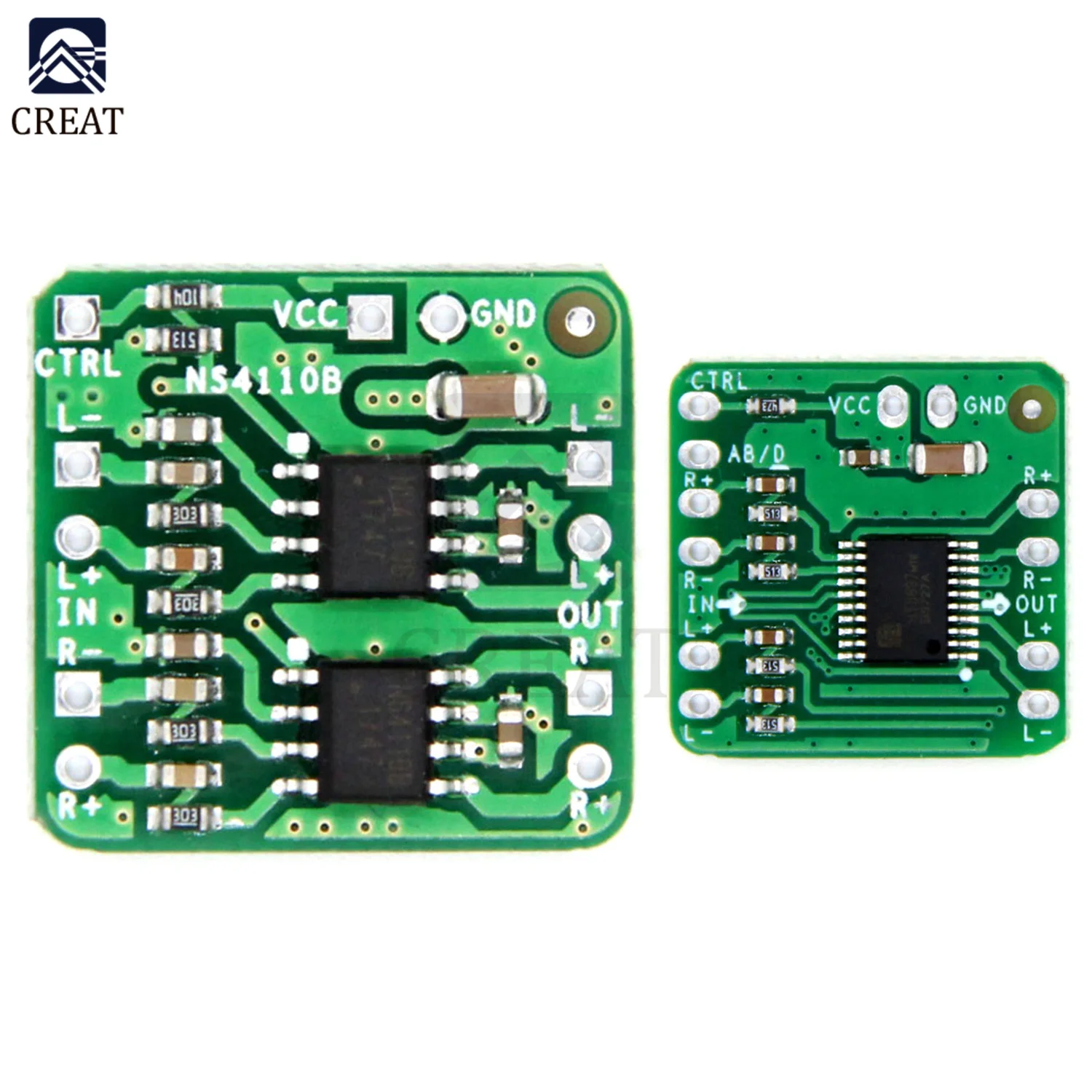 Differential Power Amplifier Board 18W 2x18W 2x10W Digital Class D/AB Audio Power Amplifier HT8696/7 NS4110B Amplifier Module