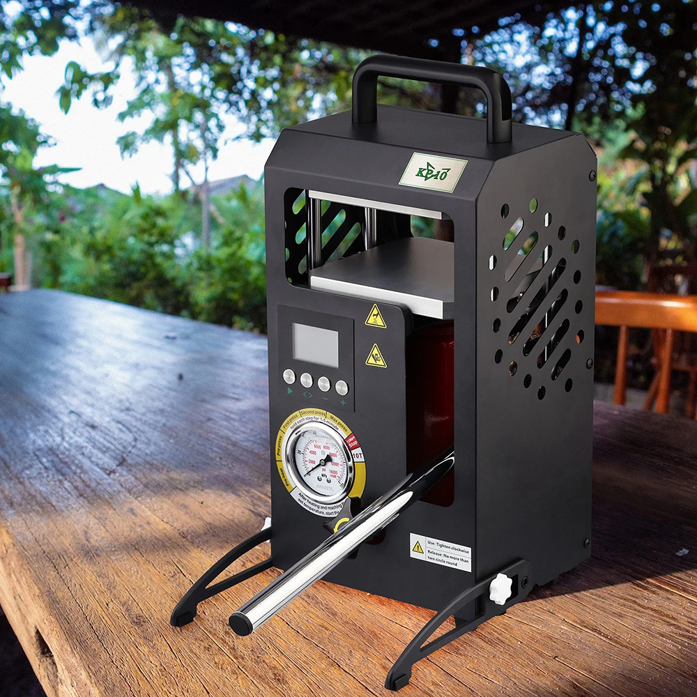 2T 5T 10T rosin machine with pressure gauge hot press embossing machine