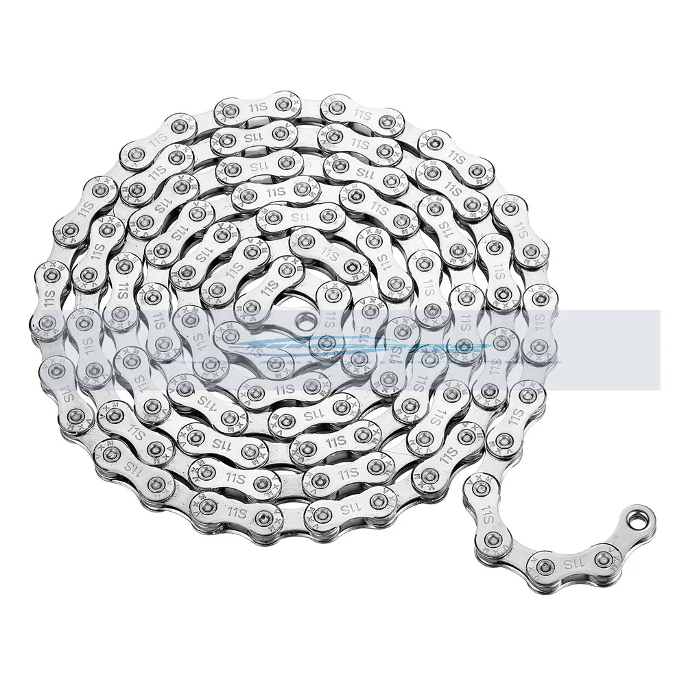 

Mountain Road Bicycle Chain 678 9 10 11 12S Single Speed Electroplating Rust-proof Bright Silver Transmission Chain