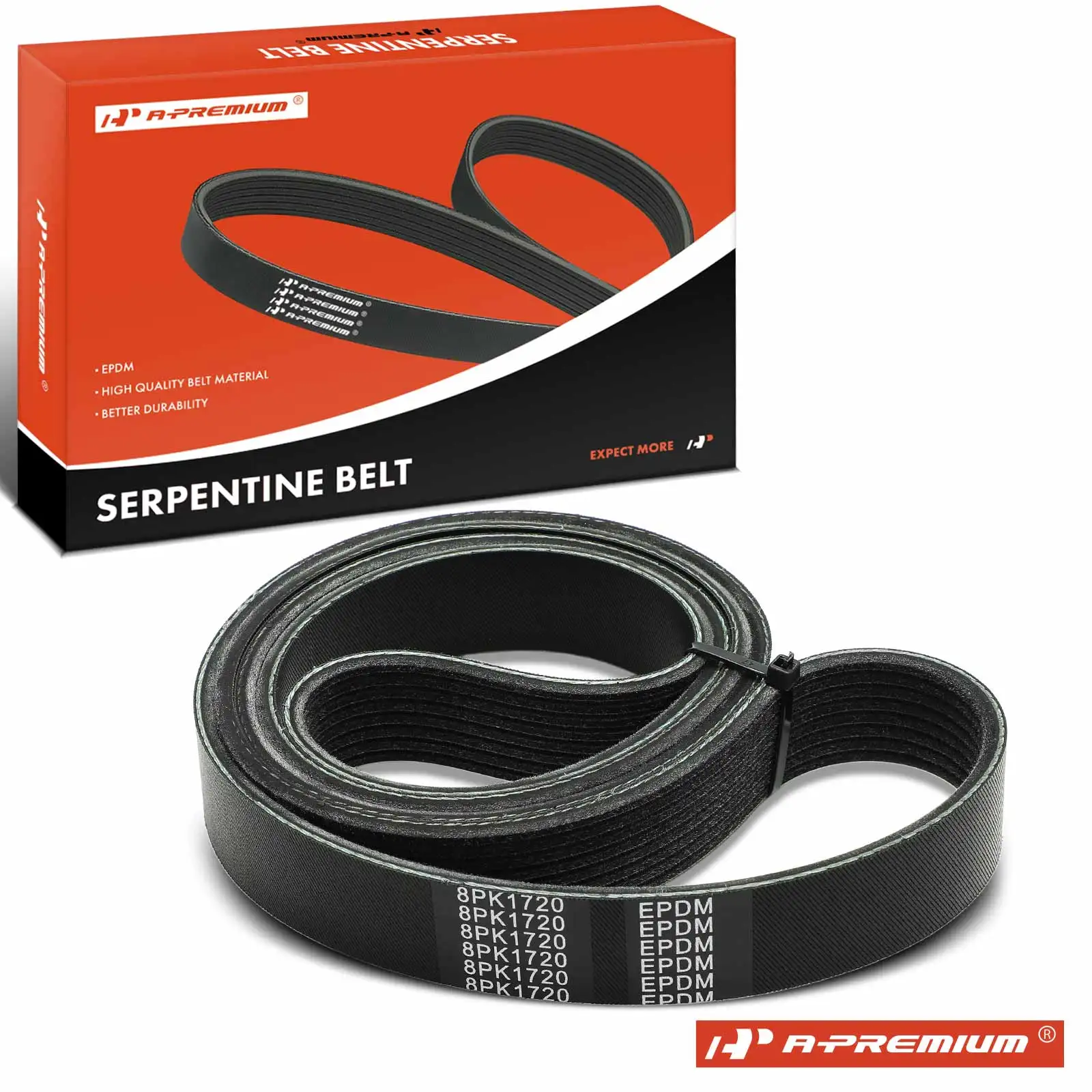 A-Premium 67.71" Fan and Air Conditioning Serpentine Belt for Freightliner M2 100 M2 106 2004