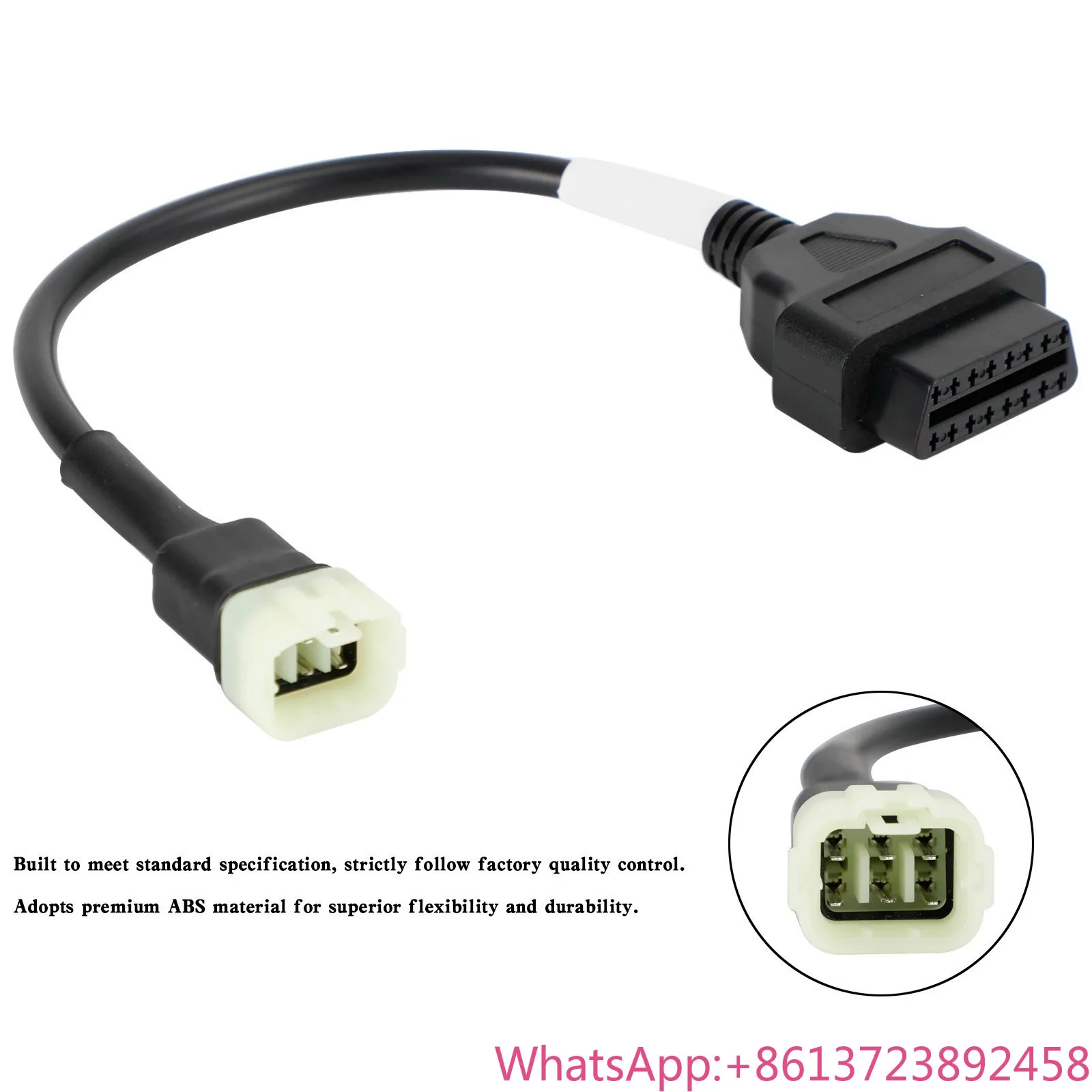 

Motorcycle 6 PIN TO 2 Motorcycle Detector Adapter Cable