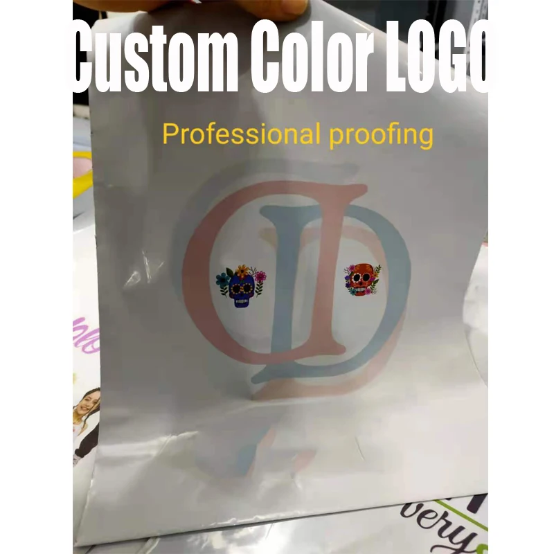 

Custom LOGO biodegradable black cornstarch clear courier mailer postage custom mailing bags